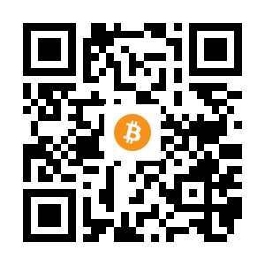 bitcoin:1E5xU87qqa3iDVKL6d2aybHyYqJjf4aapA black Bitcoin QR code