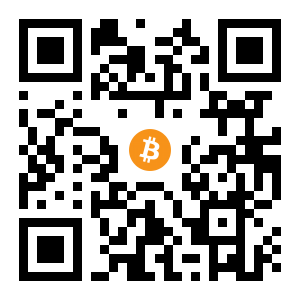 bitcoin:1E79zKmDdbH9Dbjv7ZKyQyVMLJuTpjq5XM black Bitcoin QR code
