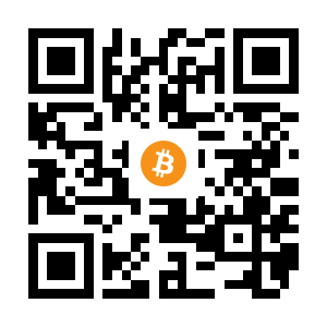 bitcoin:1E7NEn4YArHF1tscNKp2E7sUEAuzEqP96t black Bitcoin QR code