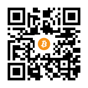 bitcoin:1E95Zxwg6YsFqLGYoq19xnqwSHT5eEp2Yc black Bitcoin QR code