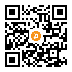 bitcoin:1E9sezkpBhVMfS6sR4AA8tkK5GTZSkGgAW black Bitcoin QR code
