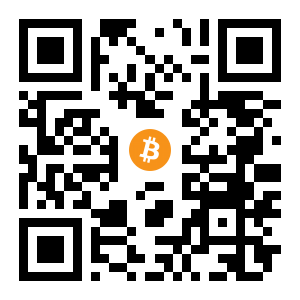 bitcoin:1EA1dRfvC763teXWPpHP8g2R5P2j73HUTC black Bitcoin QR code