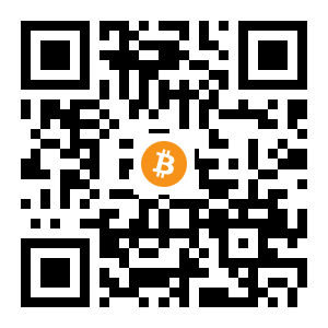bitcoin:1EA3zzSqVTPMKEUAzmdDDArzMA8ynHbBnm black Bitcoin QR code