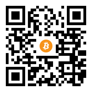 bitcoin:1EBE8feMcXwydJUyBr3QXqzS3DHo2PDn7C black Bitcoin QR code
