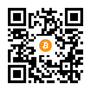 bitcoin:1EBFqK2Q31471TPz8omCescRoQZMnunXz3 black Bitcoin QR code