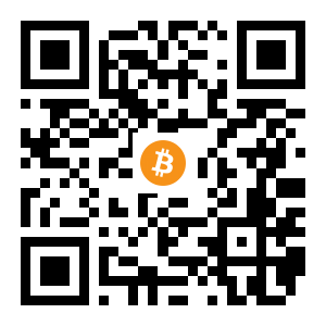 bitcoin:1ECKtt7qTfKD2Cy5v5Hpnqeq8ep3YDh8Xg black Bitcoin QR code
