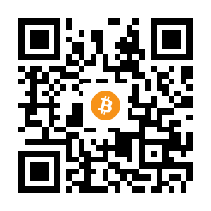bitcoin:1EDLWdT6KKiigi7wpREmR5UEWKiLD8baAy black Bitcoin QR code