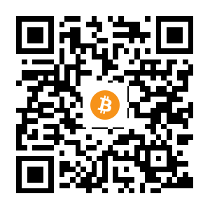 bitcoin:1EDvm5WM4E4RJZkryGyyoX3B8UCPMRZp2 black Bitcoin QR code
