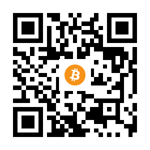 bitcoin:1EEPsMGnPpgzfQQmzn3W2YF2LvjR3rsbjs black Bitcoin QR code