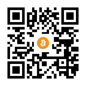bitcoin:1EEhxhEaRiLyjn66qt54qzh1nuhGknDBUm black Bitcoin QR code