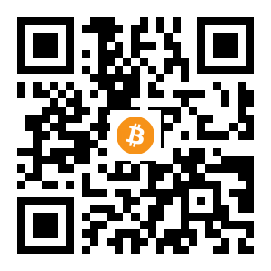bitcoin:1EEvKYBfqr4qqs2sQZmGYNKJU6MVQW89yC black Bitcoin QR code