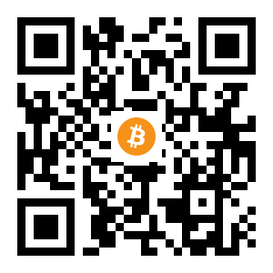 bitcoin:1EFBBRPNj6rprcPYNTpkeauPiavGGTo4uM black Bitcoin QR code
