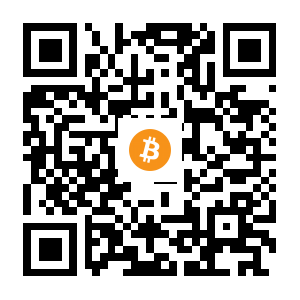 bitcoin:1EFkjeoVSLhZWmM66NCtBkfVSE5HDyZGjP black Bitcoin QR code