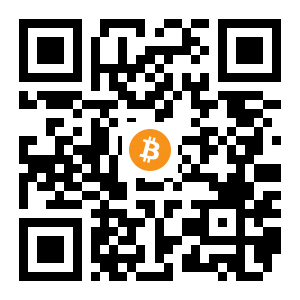 bitcoin:1EGTRkDFGPLWPKGkiuZLkpQ4NPwD8ESe54 black Bitcoin QR code