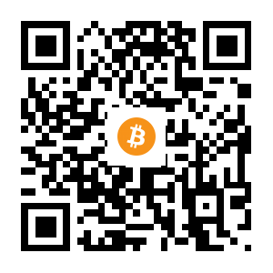 bitcoin:1EH8XWPUFVZe7Rc2NFUeGPtCidCBWa1tya black Bitcoin QR code
