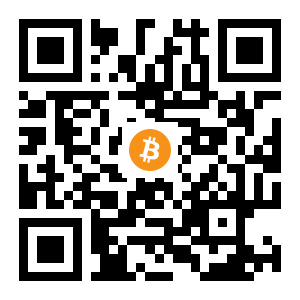bitcoin:1EHgxp1vTP5cC3m2RbSJ6pWH9oUuCxSCyP black Bitcoin QR code