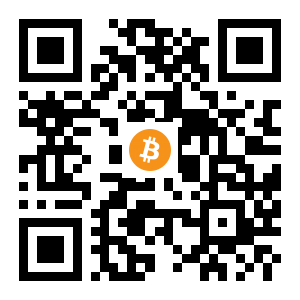 bitcoin:1EKEWuHMqwmKaimZ6V5UCwduqF9KrDGHYB black Bitcoin QR code