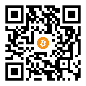 bitcoin:1ELH1Vfovw3X7Vy2FxzwE7x9qSMdHfQe4F black Bitcoin QR code