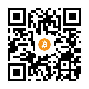 bitcoin:1ELP6FZLzbHy7XPrKCsDGGtdANAPc7AtYf black Bitcoin QR code