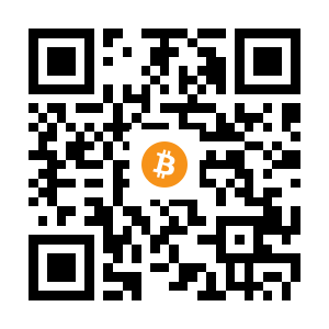 bitcoin:1ELPuwDxRmydE9aZuLFvSdFYpEhNYabJR2 black Bitcoin QR code