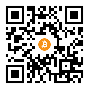 bitcoin:1ENccjtF6a5hG7iduenEgvikgjFG8LHuKS black Bitcoin QR code