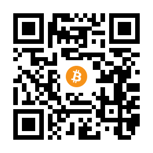 bitcoin:1EPZVzTEQgGKdcBeN7qgw5c242MRrffpcf black Bitcoin QR code