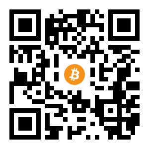 bitcoin:1EPociCiiAzYXKx746s8DBhMHoiVVK5m3J black Bitcoin QR code