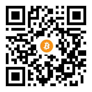 bitcoin:1EQC5sP5CVEf6cCHav9zZw4VW6HJ8HMFS4 black Bitcoin QR code