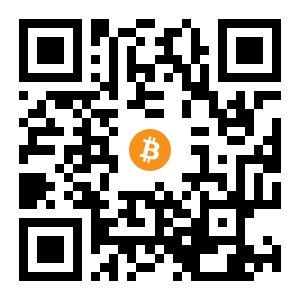 bitcoin:1ERqZiX7b7SNPdL5Fh4tdmSaPNHjzcoiD8 black Bitcoin QR code