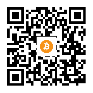 bitcoin:1ESA2kUwQq5AjQ6dZKJtvLnDdhQjXcdWxF black Bitcoin QR code