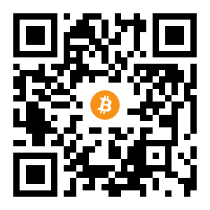 bitcoin:1ET29QKTteosANR4vyVGoYNjFVJoSQaLJX black Bitcoin QR code