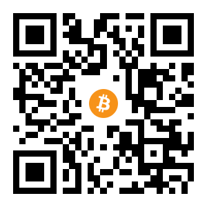bitcoin:1ET7mFDHTyS6GwcBg95iQA8sbc1PS4Mtq4 black Bitcoin QR code