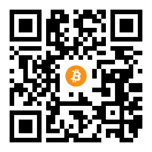 bitcoin:1ETiVzAaEquNfSzN7Aedt2D4uDxAqAr2zg black Bitcoin QR code
