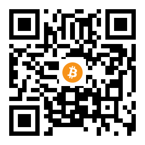 bitcoin:1ETyuAJHJ1VXBxHUY2KozVyaWgJP2ntv7M black Bitcoin QR code