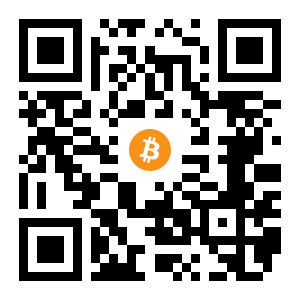 bitcoin:1EUMewS6DK6sZR6HQtNJ6m4VucgJhSJbXY black Bitcoin QR code