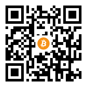 bitcoin:1EUVa9BFxpuSfmB9PzH8FpoZ4j7KhRM967 black Bitcoin QR code