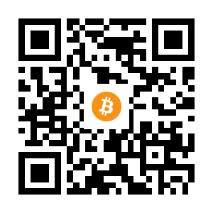 bitcoin:1EUgoa25tkqMUYh7PXzDfqqNP5PtHKZmct black Bitcoin QR code