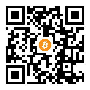 bitcoin:1EVctFEgtSBzEVvAm4m2SESW2bnYRrYUco black Bitcoin QR code