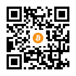 bitcoin:1EVvEptoUb2S4hmvf3u5zDH1QcbWLKwH6i black Bitcoin QR code