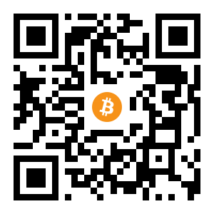 bitcoin:1EWVfHzndTY4J1z2BFfNUD6nZ1GRMpexFu black Bitcoin QR code
