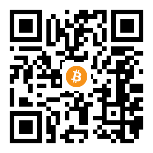 bitcoin:1EWVgpQJVS7CbesTQLbs8nq4gbk66z6DBE black Bitcoin QR code