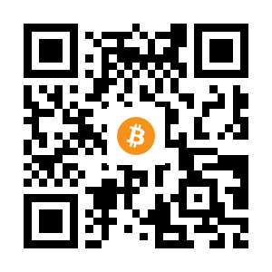 bitcoin:1EWaM1NGurd9yc5hk1bo21C9aWZ8AHoYov black Bitcoin QR code