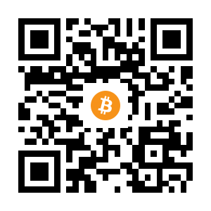 bitcoin:1EWoELi7s92ycrGGuyjR83mRjHHaBGXHbQ black Bitcoin QR code