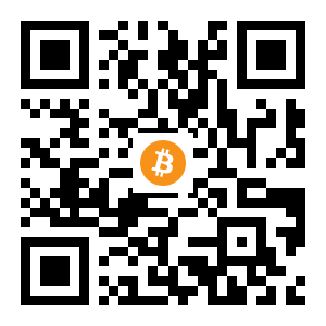 bitcoin:1EWqn7TYXV6yxnsBFcZbFWCtjQbyx4knT2 black Bitcoin QR code