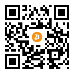 bitcoin:1EXAGRXNj1PpDL4PzGwNDnUivJbCzXQBR8 black Bitcoin QR code