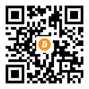 bitcoin:1EYMLrgBWrXXR1hs1pkVh3y9oZUTXPE16z black Bitcoin QR code