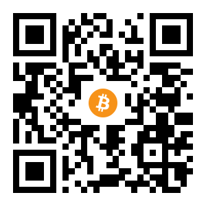 bitcoin:1EYpq3X3x4wB6jQdsiGwNM6UDUt4GVEFXZ black Bitcoin QR code