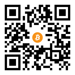 bitcoin:1EZ1z1SdH68p8RdgdvMYgHpHhy5G34nXXx black Bitcoin QR code