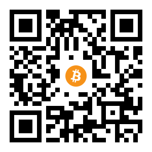 bitcoin:1Eb6bMD4EGQv42iKA5h82pxAC7qdYxggyV black Bitcoin QR code