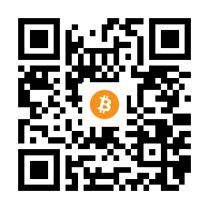 bitcoin:1EbLjVdLxW3TmRbMuJLYLgnquggzEG6Quy black Bitcoin QR code